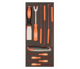 Punzones, ganchos y cúteres en bandeja de foam 1/3 Fit&Go (11 piezas, blíster) | FF1E5011EH