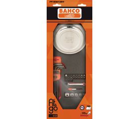 Llaves acodadas, juego de puntas y plato magnético en bandeja de foam 1/3 Fit&Go (36 piezas, blíster) | FF1E5013EH