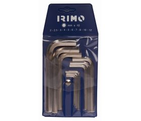 Juego de llaves tipo allen niqueladas, mm | 041011