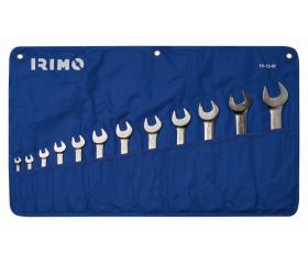 Juego de 12 llaves fijas de dos bocas en estuche | 10-12-W