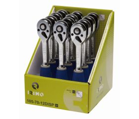 Carraca reversible tipo pera de 1/4