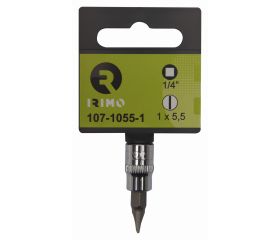 Vaso con punta ranurado de 1/4