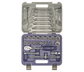 Juego de vasos hexagonales y llaves de 1/2