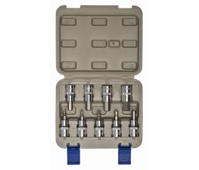 Juego de vasos con punta hexagonales de 1/2