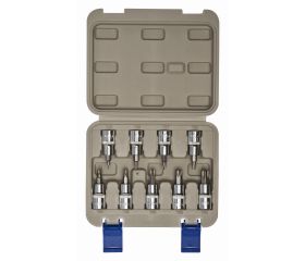 Juegos de 9 vasos con punta Torx® de 1/2