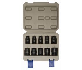 Juego de vasos de impacto hexagonales de 1/2