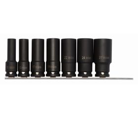 Juego de vasos de impacto hexagonales de 1/2