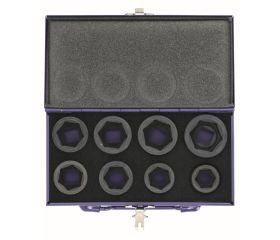 Juego de vasos de impacto hexagonales de 3/4