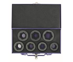 Juego de vasos de impacto hexagonales de 1