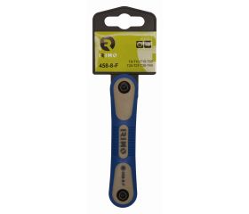 Juego de llaves acodadas pavonadas con punta Torx, estuche plegable con 8 piezas | 458-8-F