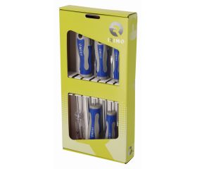 Juego de destornilladores ranurados y Phillips, 6 piezas | 459-6C-C