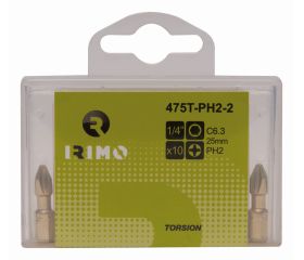 Puntas de torsión Phillips de 1/4