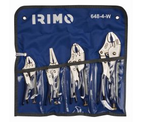 Juego de mordazas con mangos bi-material, 4 piezas | 648-4-W