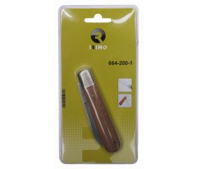 Navaja de electricista (mango de madera) | 664-200-1