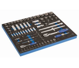 Vasos y puntas en bandeja de foam 3/3 (94 piezas) | IFF1A001