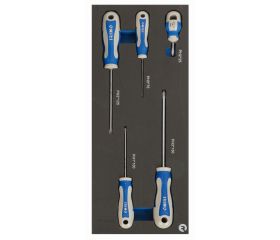 Destornilladores Phillips en bandeja de foam 1/3 (5 piezas) | IFF1E008