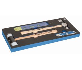 Herramientas de golpeo y corte en bandeja de foam 1/3 (4 piezas) | IFF1E018