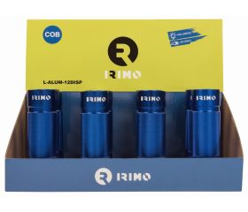 Linterna de mano de aluminio, 12 piezas en expositor | L-ALUM-12DISP