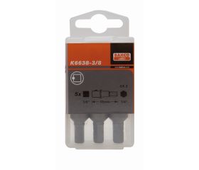 Adaptadores para cuadrado hexagonal de 1/4