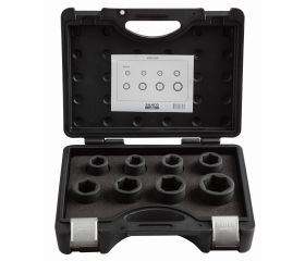 Juego de vasos de impacto fosfatados con cuadrado de 3/4