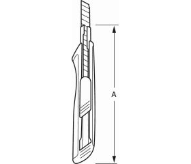 Cúteres seccionables con hojas de 9 mm | KG09-01