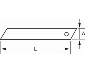 Hojas para cutters - 5 unidades/embalaje en blíster | KUBG