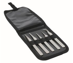 Juego de 5 pinzas de alta precisión estilo 00-SA, 2ASA, 3C-SA, 5-SA, 7-SA | 9860