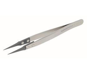 Pinzas de seguridad ESD de fibra de carbono con punta reemplazable de plástico 5CF con puntas muy finas y afiladas | TL 5CF-SA