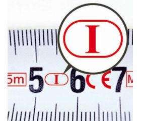 Flexómetros con agarre de goma y de clase I | MTB-5-25-C1