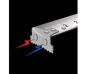 Cintas métricas de dos caras con agarre de goma | MTS