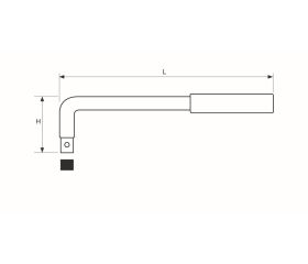 Mangos acodados en L antichispa de aluminio bronce | NS240