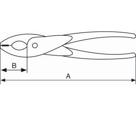 Tenazas para gasista antichispa de aluminio bronce | NS411