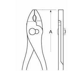 Alicates articulados antichispa de cobre berilio | NSB412