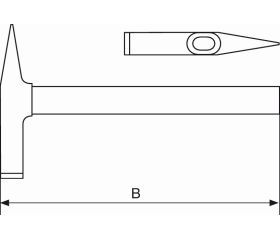 Martillos de carpintero antichispa con cabeza de aluminio bronce y mango de fibra de vidrio | NS512-FB
