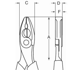 Alicates universales antichispa de aluminio bronce | NS400
