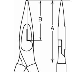 Alicates de punta larga antichispa de aluminio bronce | NS406