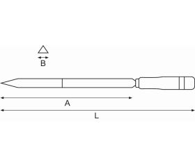 Rasquetas a tres caras antichispa de cobre berilio | NSB708