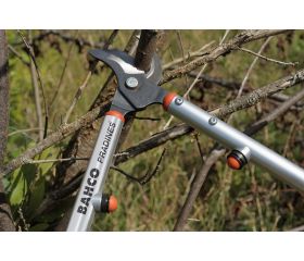 Tijeras de podar de dos manos de corte deslizante de 35 mm, profesionales y ligeras, con mango de aluminio | P116-SL