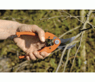 Tijeras de podar de una mano de corte deslizante con mangos de acero sellado presionado y cabeza de corte recto | P126