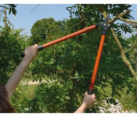 Tijeras de podar de dos manos de corte deslizante de 40 mm con mango de acero | P130-P140