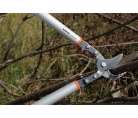 Tijeras de podar de dos manos de corte deslizante de 45 mm, profesionales y ligeras, con mango de aluminio y contrahoja forjada | P160-SL