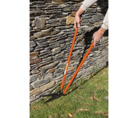 Tijeras cortacésped de pie de pato con mango de plástico de 1100 mm | P74