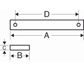 Hoja de media caña de diente fresado Pansar®, corte basto, sin mango | 3-331