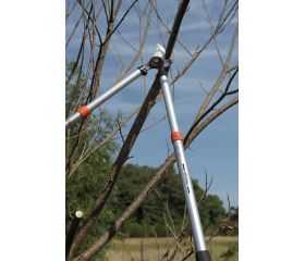 Tijeras de podar de dos manos de corte deslizante telescópicas, para expertos, de 40 mm y con mango bi-componente | PG-19