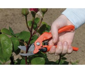 Tijeras de podar de una mano de corte deslizante, para diestros,  con mango de fibra de vidrio | PG-01-F