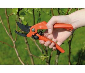 Tijeras de podar de una mano de corte deslizante, para diestros,  con mango de fibra de vidrio | PG-01-F