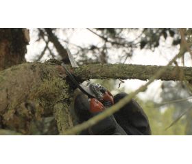 Tijeras de podar de una mano de corte deslizante ERGO™ con mango giratorio recubierto de elastómero | PXR