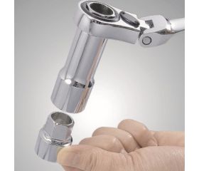 Llaves de vaso pasantes de 19 mm con perfil métrico | SBS19-TH