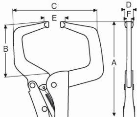 Mordazas grip con sujeción en C | 2963