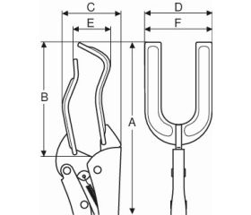 Mordazas grip para tubos y tuberías | 2966